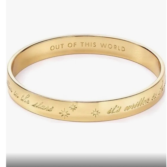 Kate Spade ♠️ it’s written in the stars bangle bracelet - Picture 1 of 4